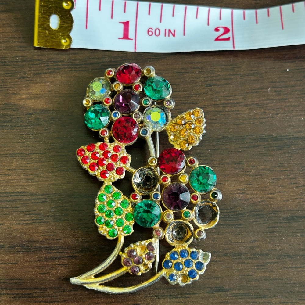 Colorful Vintage Brooch